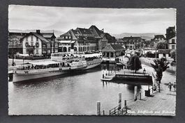 Thun. Schifflände u. Bahnhof/STI-Tram, Dampfschiff Bubenberg