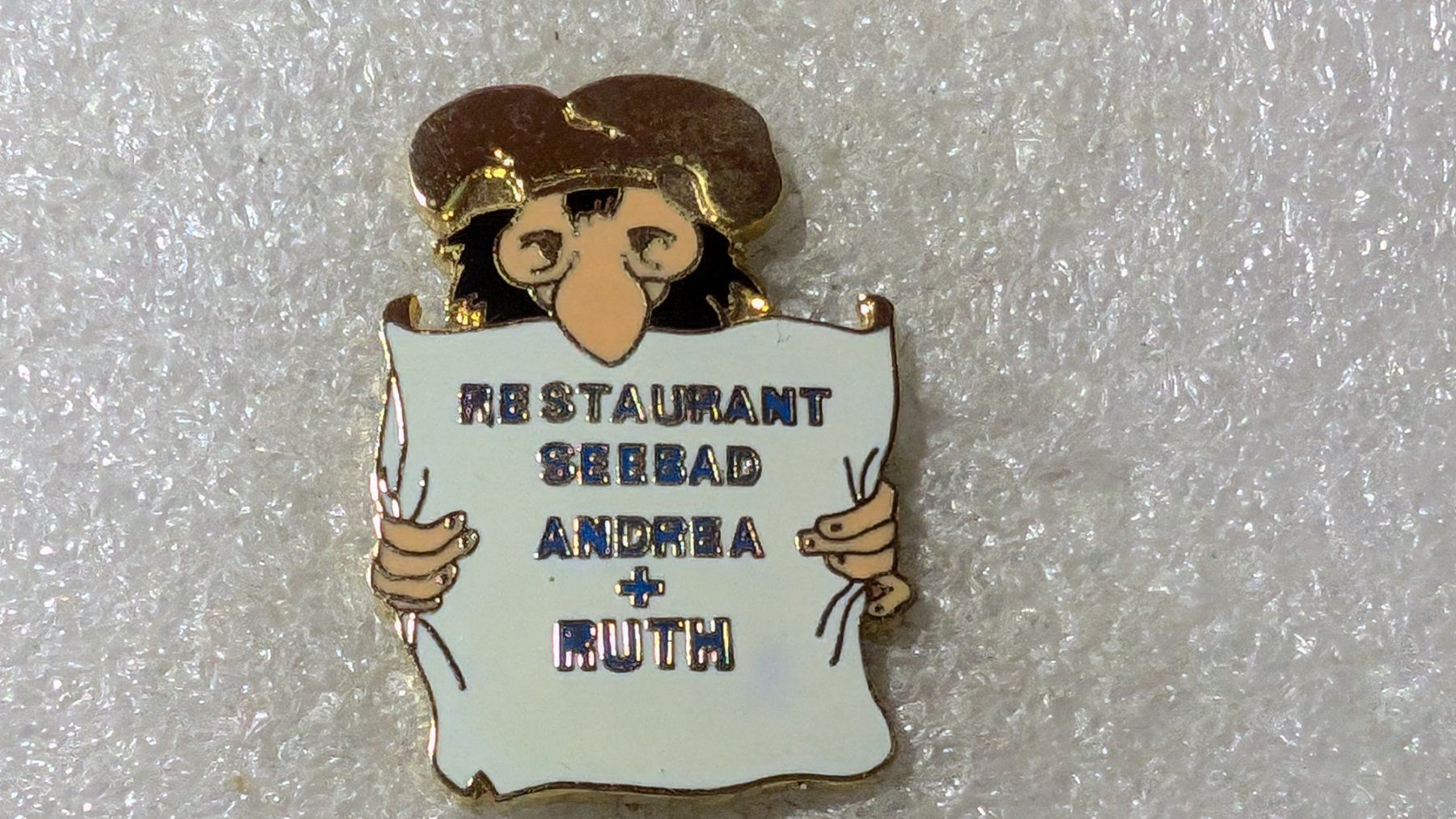 Placchette & Badge: Ansteckpin 169: Restaurant Seebad – Usato da Oppligen venduto da Pin-Fall-Shop