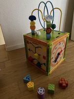 Holzmotorikwürfel Eichhorn mit Zubehör gut erhalten