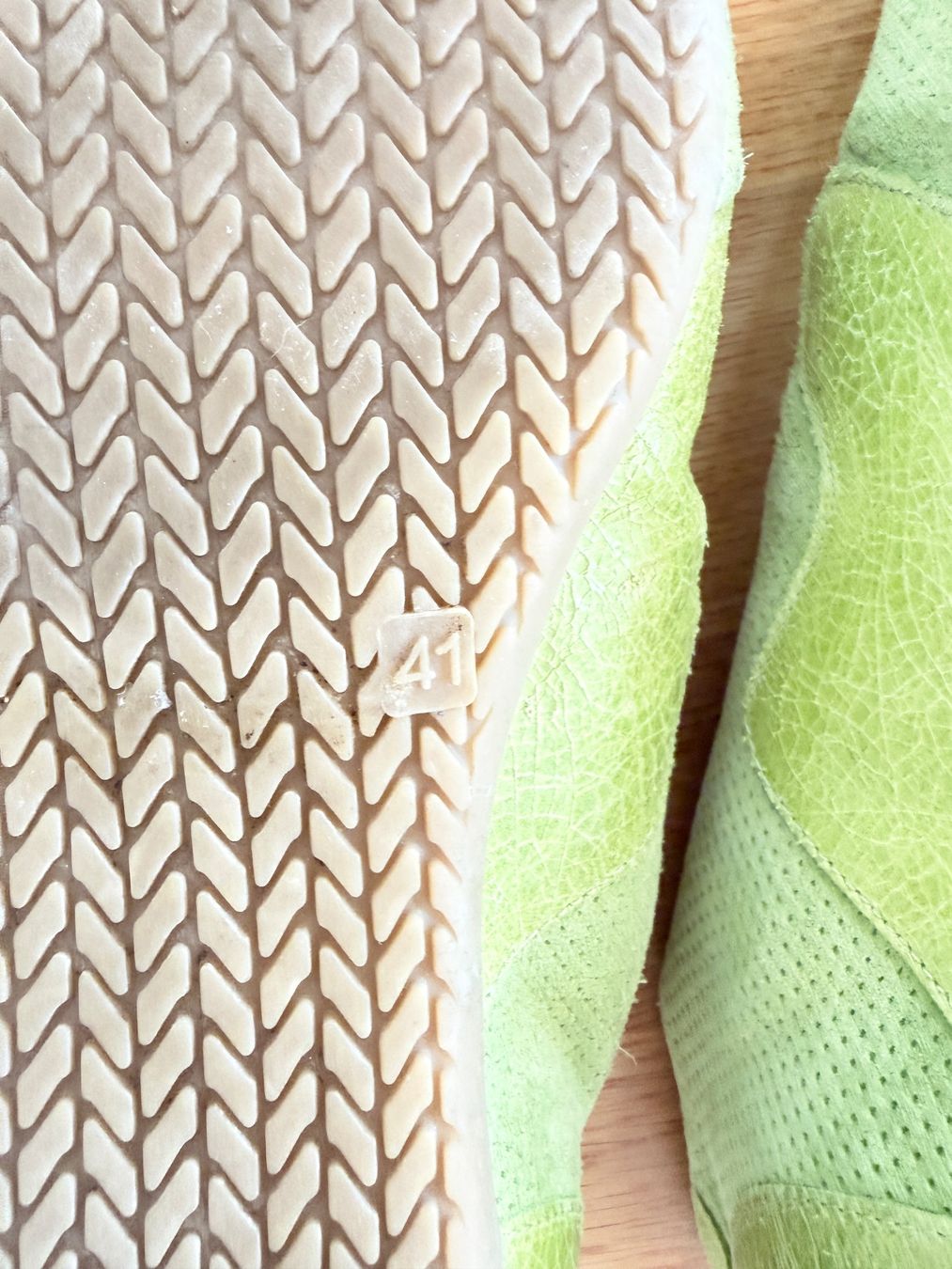 Scarpe da donna: Damenschuh Gr. 41 Neugrün Leder – Usato da Teufen AR venduto da Maleaa 2