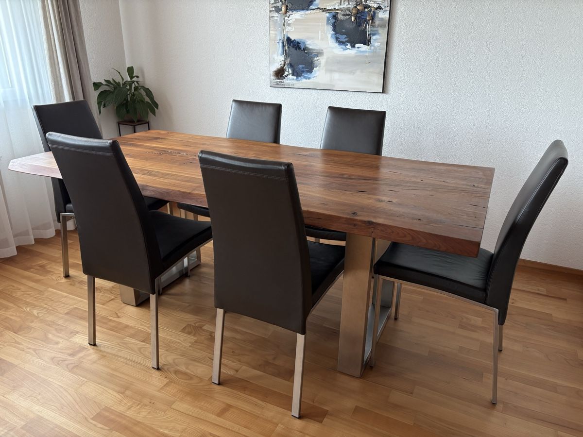 Tische: Nussbaum Esstisch Massiv hochwertig! – Gebraucht aus Lenggenwil von Coco1 2