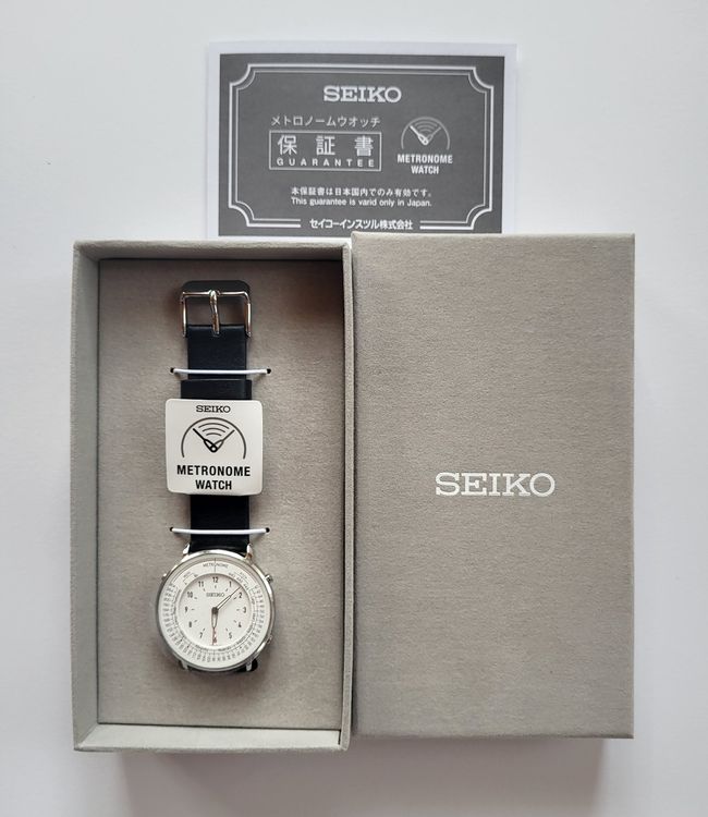 Seiko Metronome Watch - Uhr - Musik - Neu - OVP - Selten!!! | Kaufen auf  Ricardo