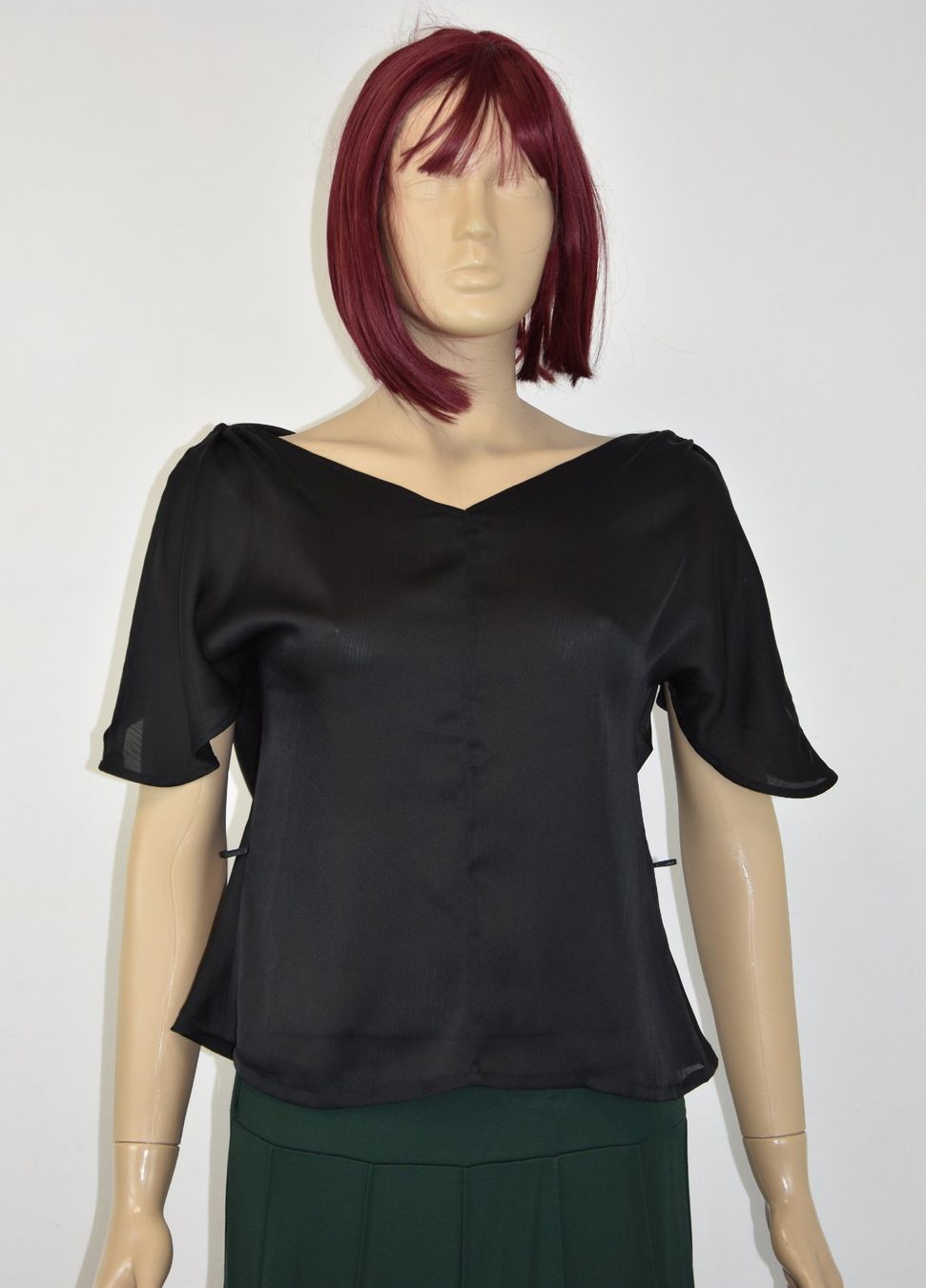 Mexx Camicette: Mexx Damen Bluse /schwarz/Gr.42/Neu – Nuovo e nell'imballaggio originale da Wohlenschwil venduto da ABC-Vintage