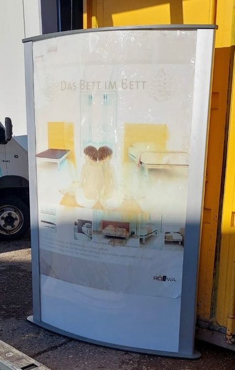 Werbetafel 2m Werbeschild Reklame ,beidseitig,beleuchtet-670 5
