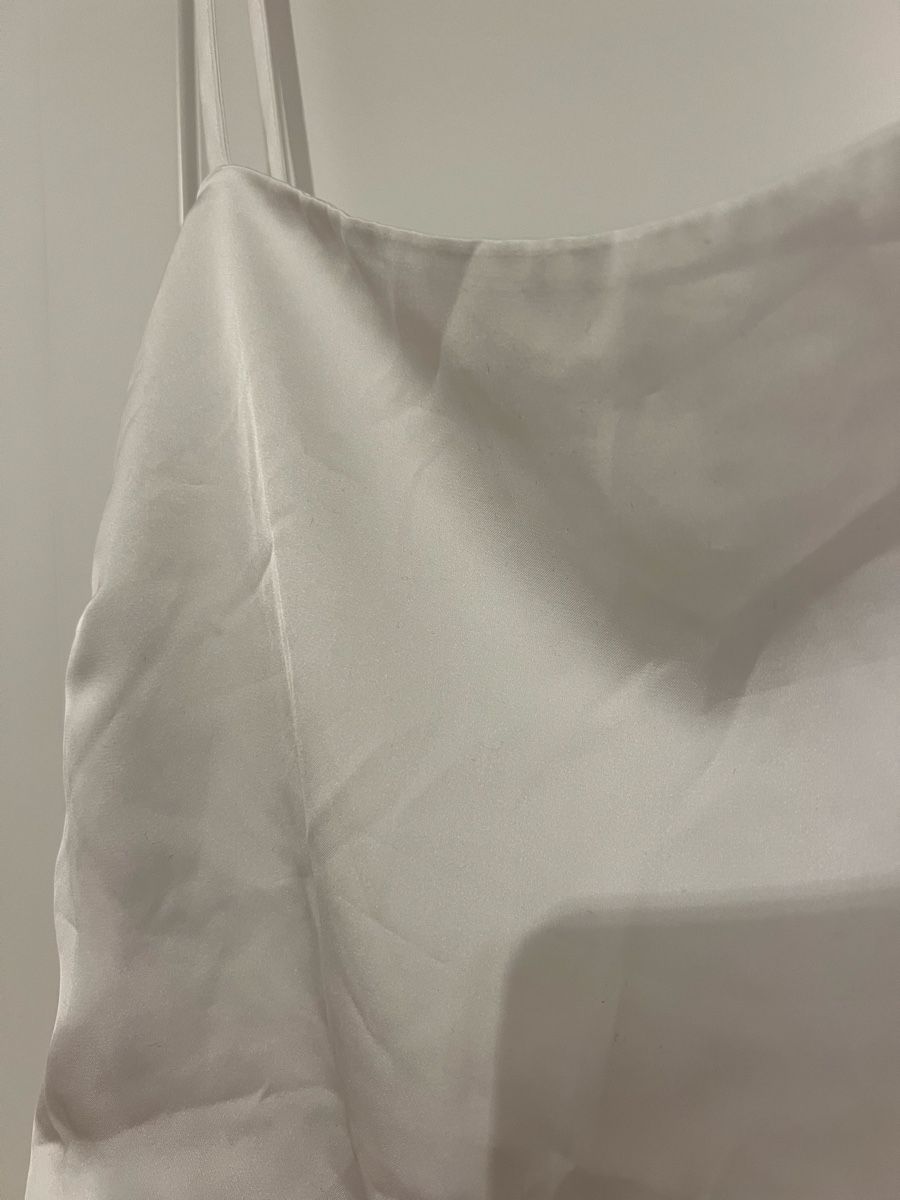 Stradivarius Tops: weisses satin Top, Stradivarius – D'occasion à Erlenbach par paulina.rad 1