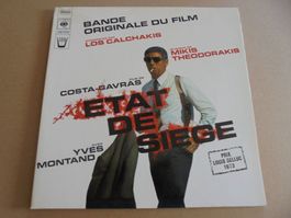 B.O " État de siège " musique de Theodorakis. LP France 1973