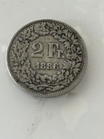 2 Franken 1886  Rar