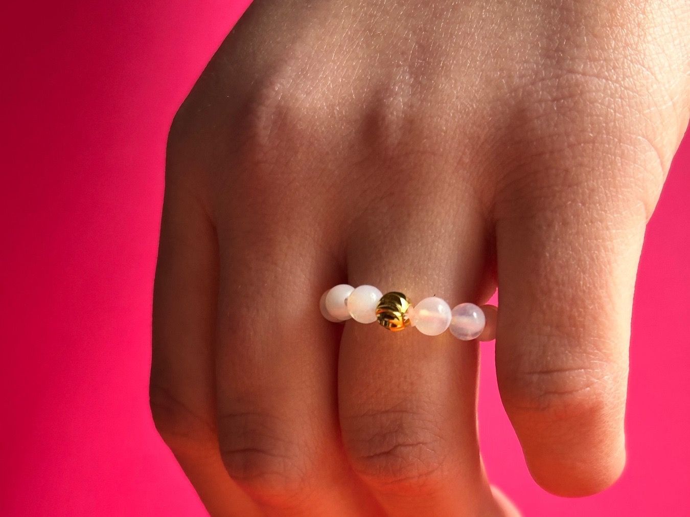 Anelli: Fingerring Stein Opal (unisex ca. Ringgrösse 50-56) – Usato da Laufen venduto da Bellavitaboom 1