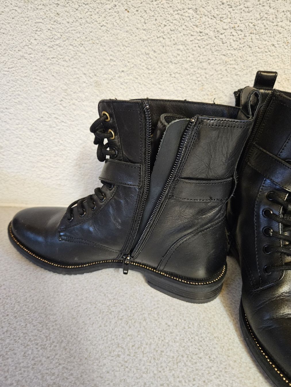 Damenschuhe: Venturini Stiefeletten + RS Leder schwarz Gr. 38 – Gebraucht aus Urdorf von Colina 9
