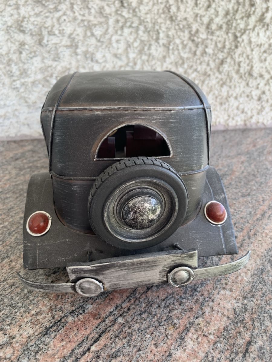 Alle Dekorationen: Deco Blech-Auto Oldtimer Modellauto schwarz Vintag – Neu (gemäss Beschreibung) aus Widnau von Algisbuendter 3