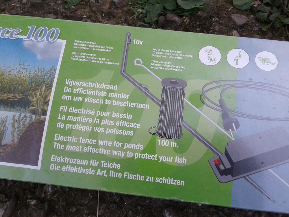 Teich Elektro Zaun Pond Defence 100 OVP Kaufen auf Ricardo