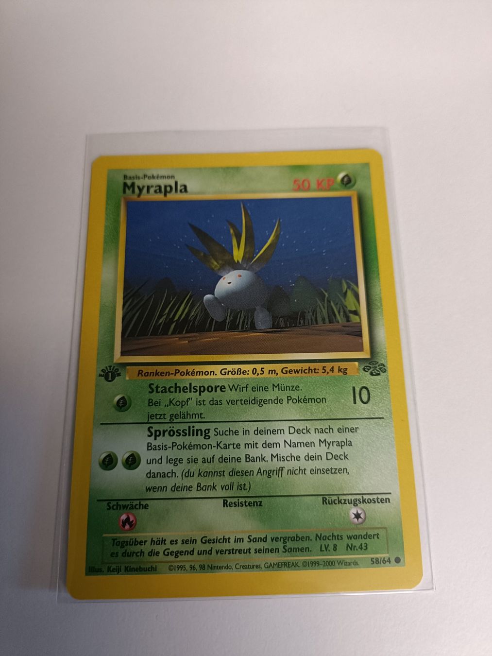 Pokémon Carte collezionabili: Myrapla 1. Edition aus Dschungel 58/64 – Usato da Köniz venduto da 1.Edition