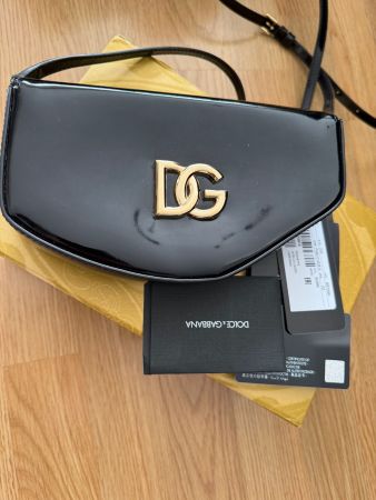 Dolce & Gabbana Lackleder Tasche - Neuwertig! Schwarz