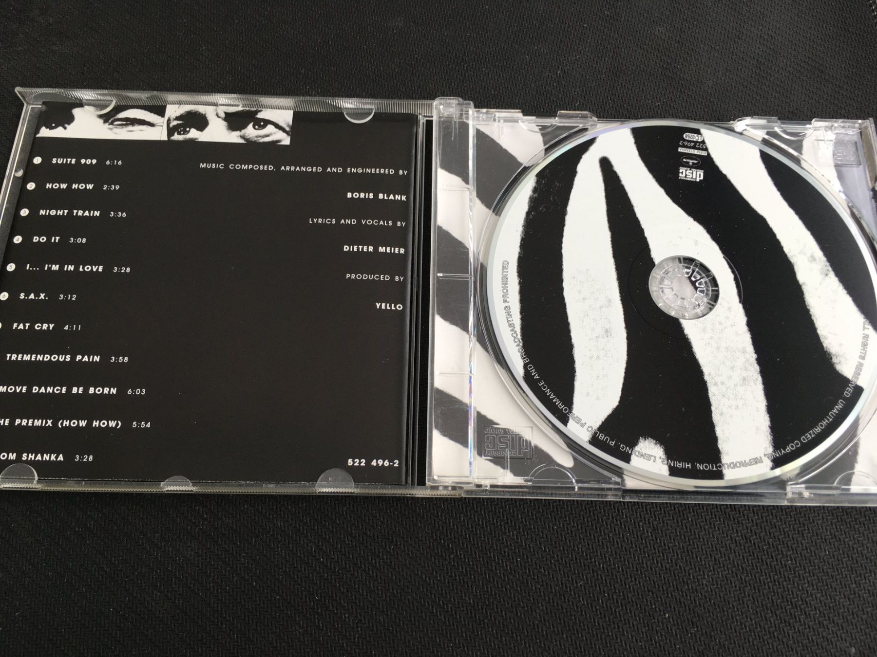 CD: Yello - Zebra -CD- – Usato da St.Gallen venduto da MedienJoe 1