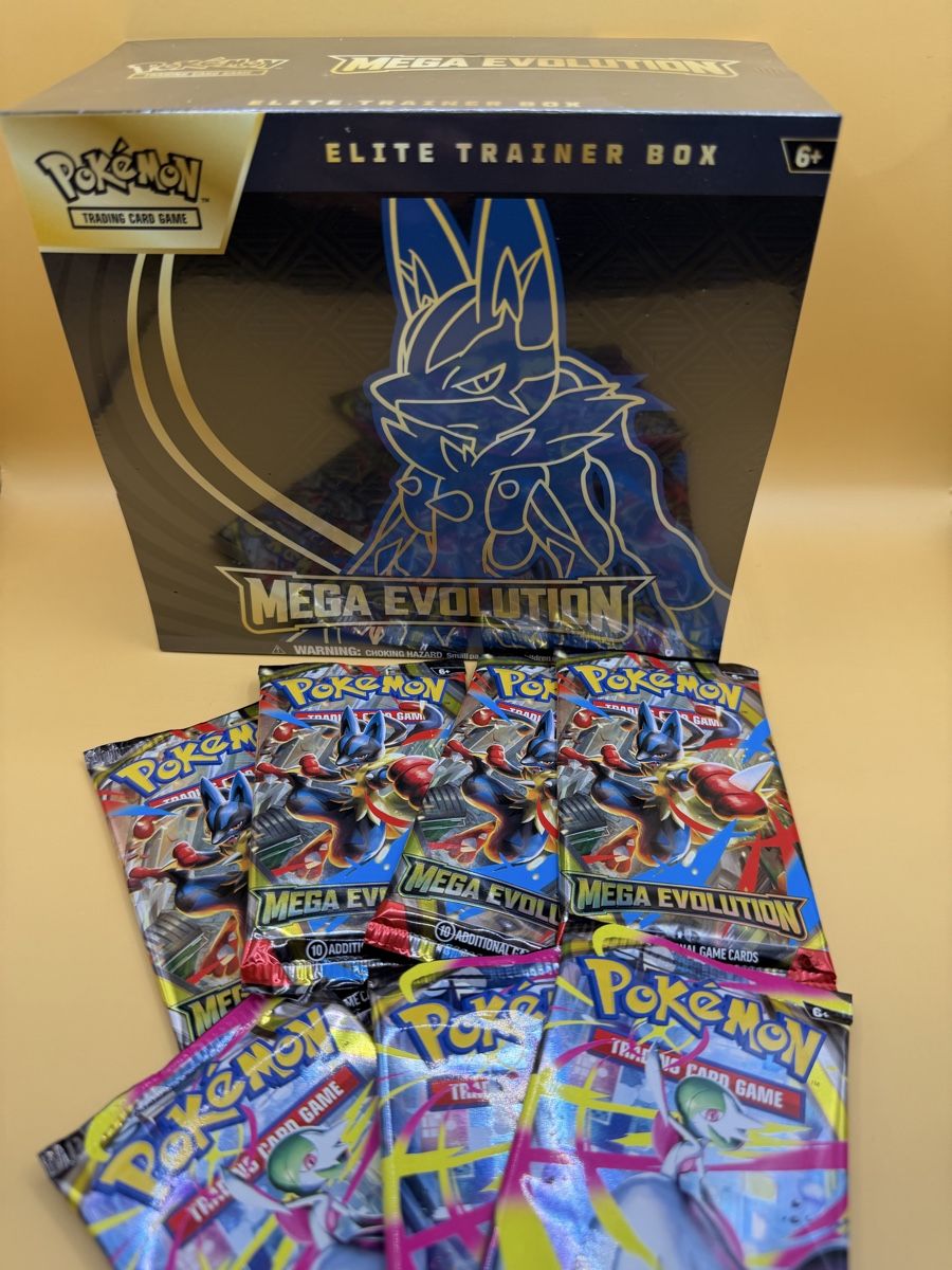 Pokémon Carte collezionabili: Mega Evolution ETB  & 7 Booster packs EN – Nuovo e nell'imballaggio originale da Wetzikon ZH venduto da KartenKid