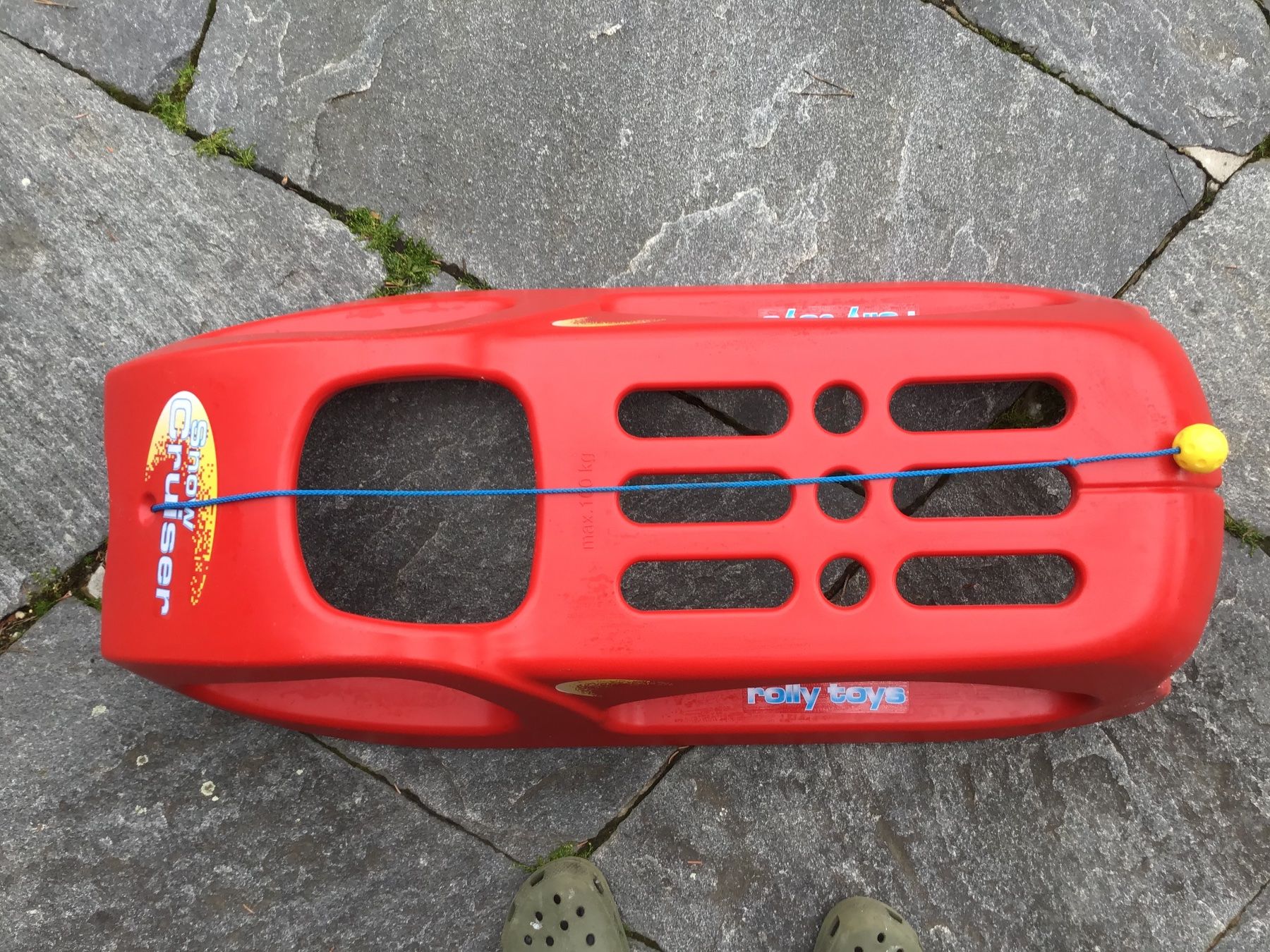 Schlitteln: Schlitten Snow Cruiser rot rolly toys – Gebraucht aus Trimbach von Lexli11 4