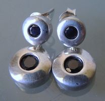 Kyanith und Topas Ohrstecker aus Silber 925