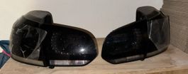 VW Golf 6 LED Rückleuchten Set Schwarz getönt