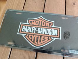 Harley-Davidson Nummernschild, neu & original verpackt!