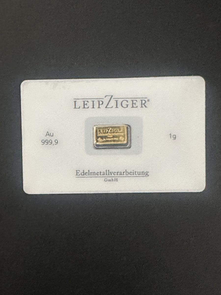 Metalli preziosi: Goldbarren 1g Leipziger – Nuovo e nell'imballaggio originale da Untersiggenthal venduto da byiggy