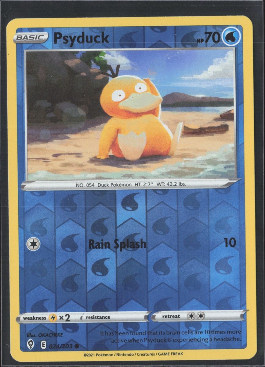 Pokémon Sammelbilder & Trading cards: POKÉMON / Psyduck / Evolving Skies / Reverse 🇺🇸 – Gebraucht aus Herzogenbuchsee von TCG-High-Quality