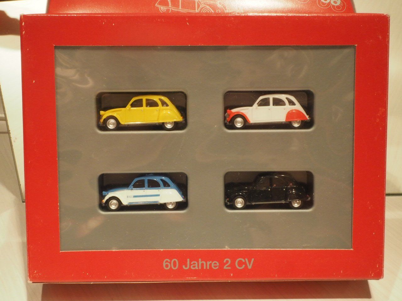 Citroën Modellini d'auto: Set Herpa 60 Jahre Citroen 2CV – Nuovo e nell'imballaggio originale da Winterthur venduto da 602ccm