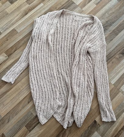 Tom Tailor Boho Cardigan beige cotton blend size M