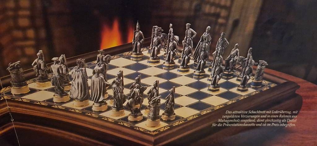 Franklin Mint Giochi: Schachspiel Franklin Mint 1987 "Der siebenjährige Krieg" – Usato da Oberentfelden venduto da kat_8rks