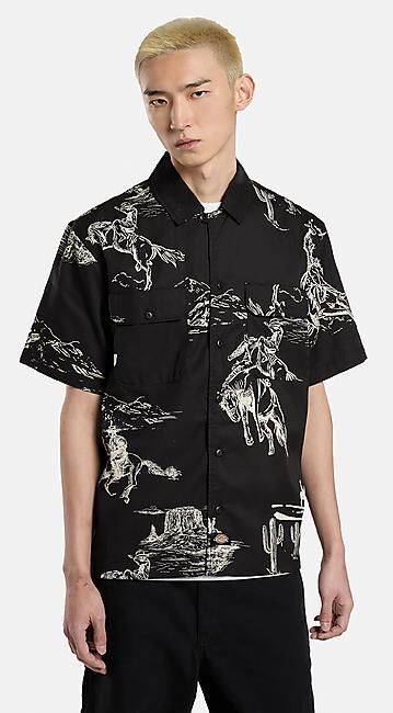Chemises: Chemise Dickies neuve noir et blanche  – Neuf avec emballage d'origine à Lausanne par Magic1900 1