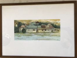 Hans Affeltranger (1919-2002) - Gemälde - Aquarell -Madulain