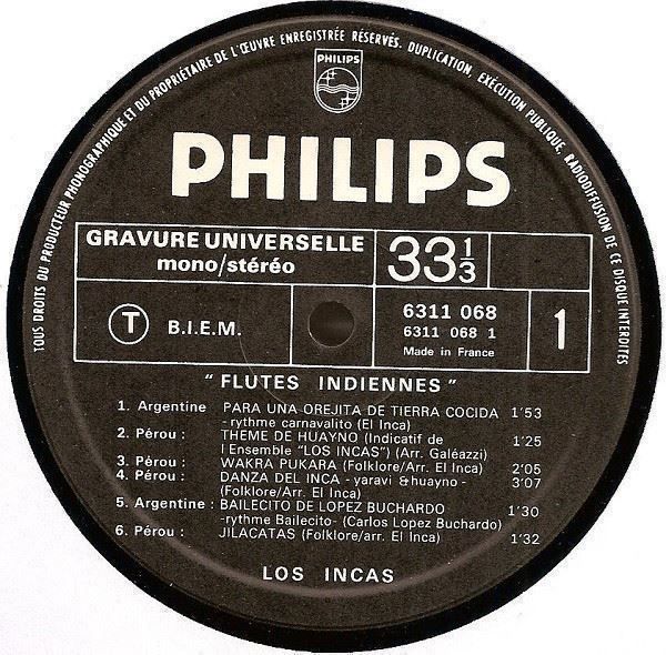 Dischi in vinile: Los Incas - Flûtes Indiennes Vinyle LP – Usato da Genève venduto da Cockattoo 1