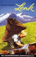 LENK Tourismus-Plakat 1950 Leo Keck Farboffset