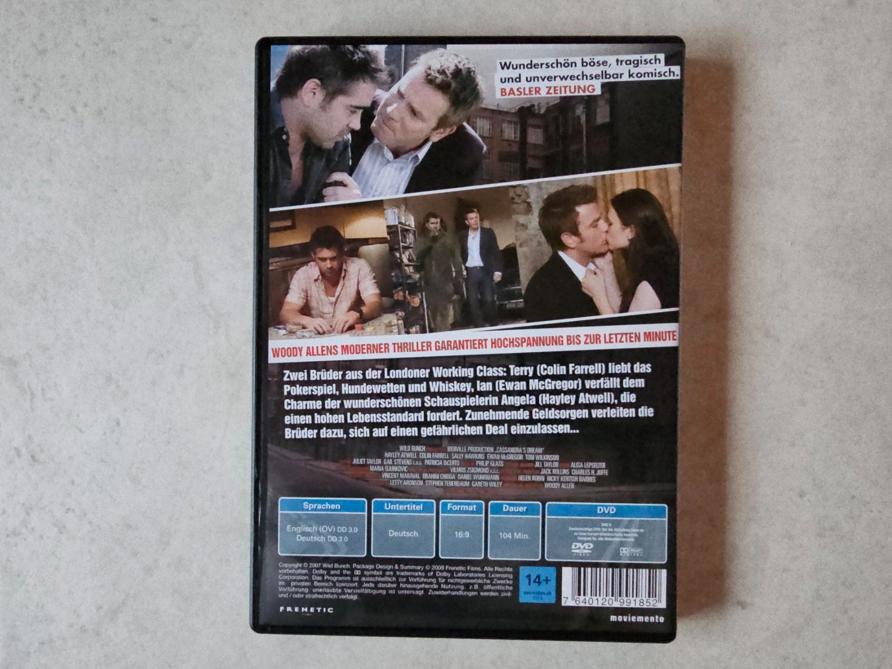 Alle DVDs: Cassandra's Dream – Gebraucht aus Schneisingen von backstore24 1