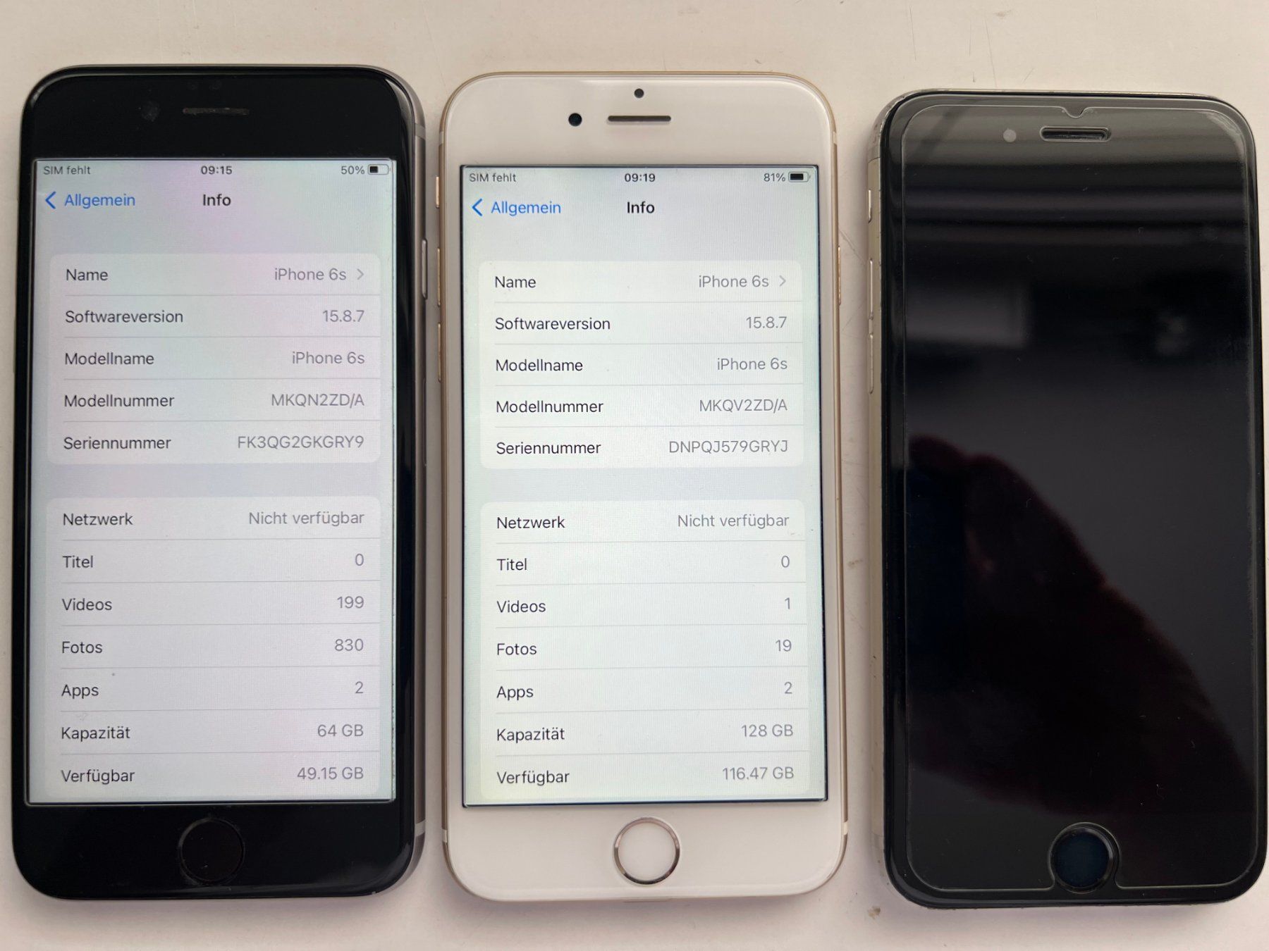 Apple Handys / Smartphones: iPhone 6s 64GB und 128GB – Gebraucht aus Volketswil von IvanBerton1974 1