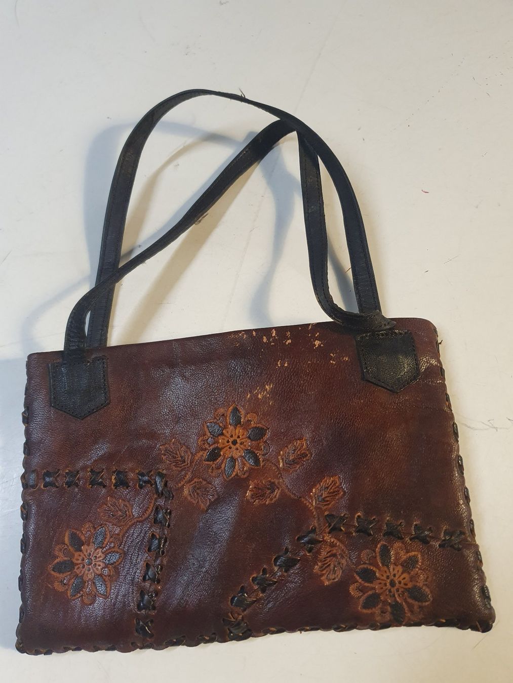 Borse da donna: Damenhandtasche Leder geprägt – Usato da Zürich venduto da loosebone 4