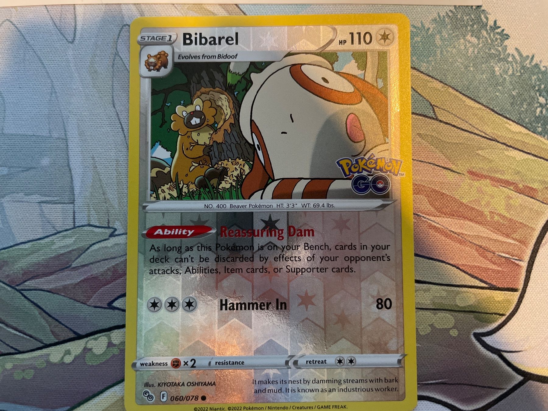 Pokémon Carte collezionabili: 060/078 Bibarel Pokemon Go EN reverse holo – Usato da Niederweningen venduto da rimicanardo 1