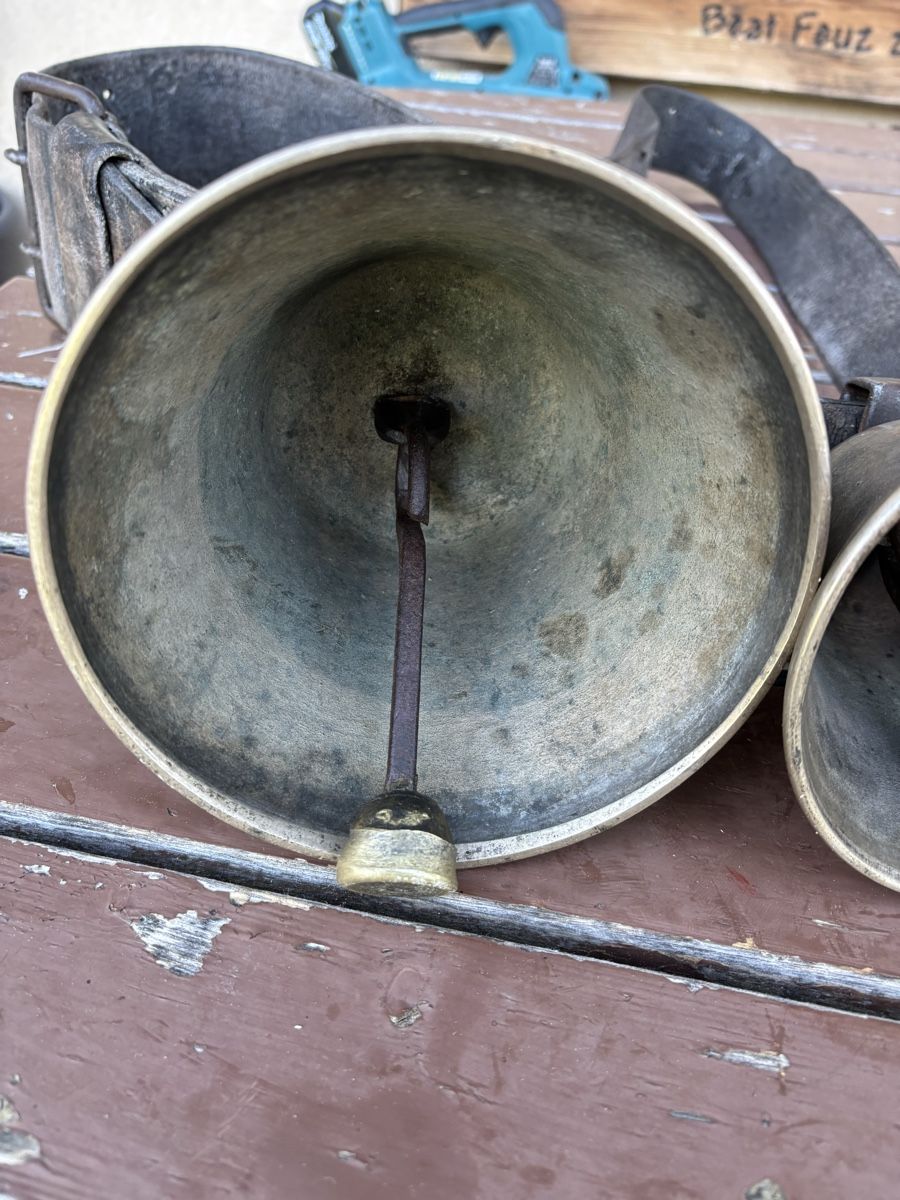 Campanacci mucche: 2 Antike Weideglöggli – Usato da Schangnau venduto da Roseggli82 5