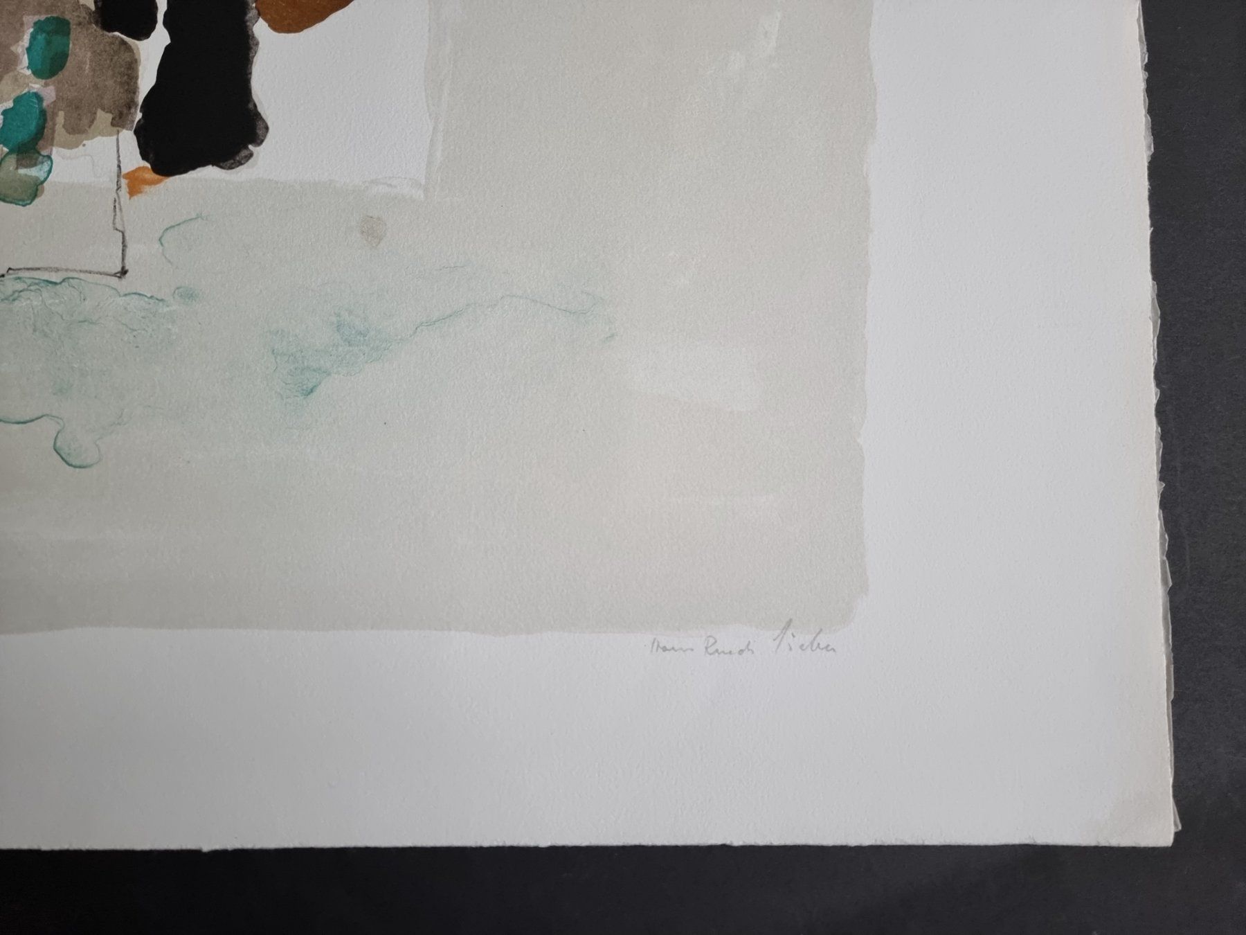 Grafica & Litografie: HANS-RUEDI SIEBER LITHOGRAPHIE SIGNIERT NUMMERIERT – Usato da Gersau venduto da grafik-kunst 2
