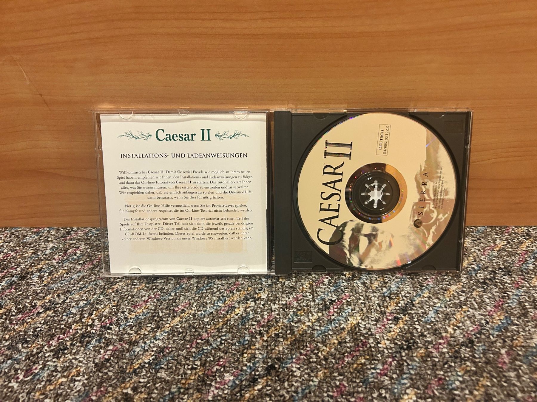 Giochi: Cäsar II - PC Game 1995 - Originalbox – Usato da Brüttisellen venduto da ThommyK 1