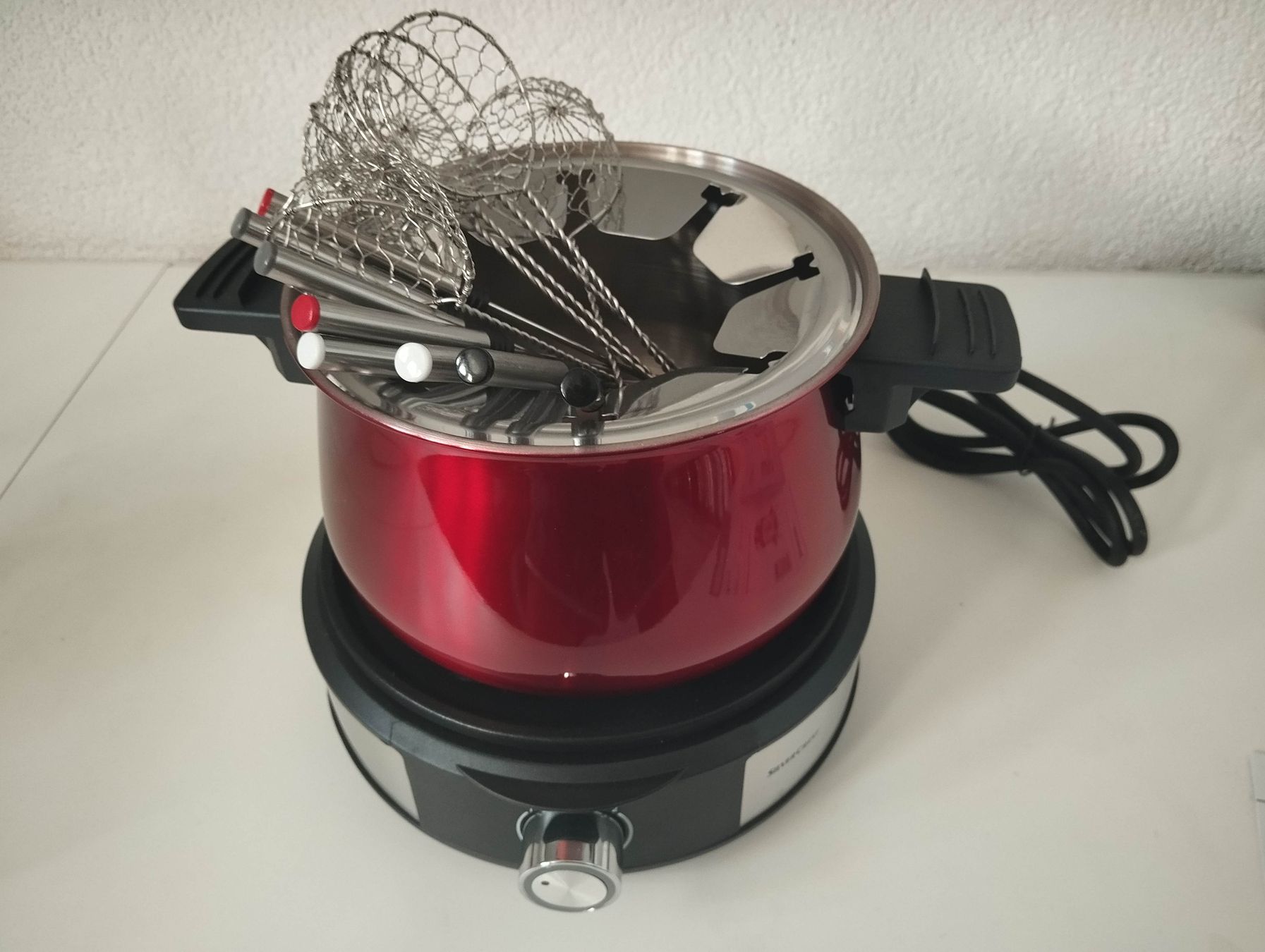 SilverCrest Elettrodomestici da cucina: Elektrisches Fondue – Nuovo (secondo la descrizione) da Mörigen venduto da sigi2572
