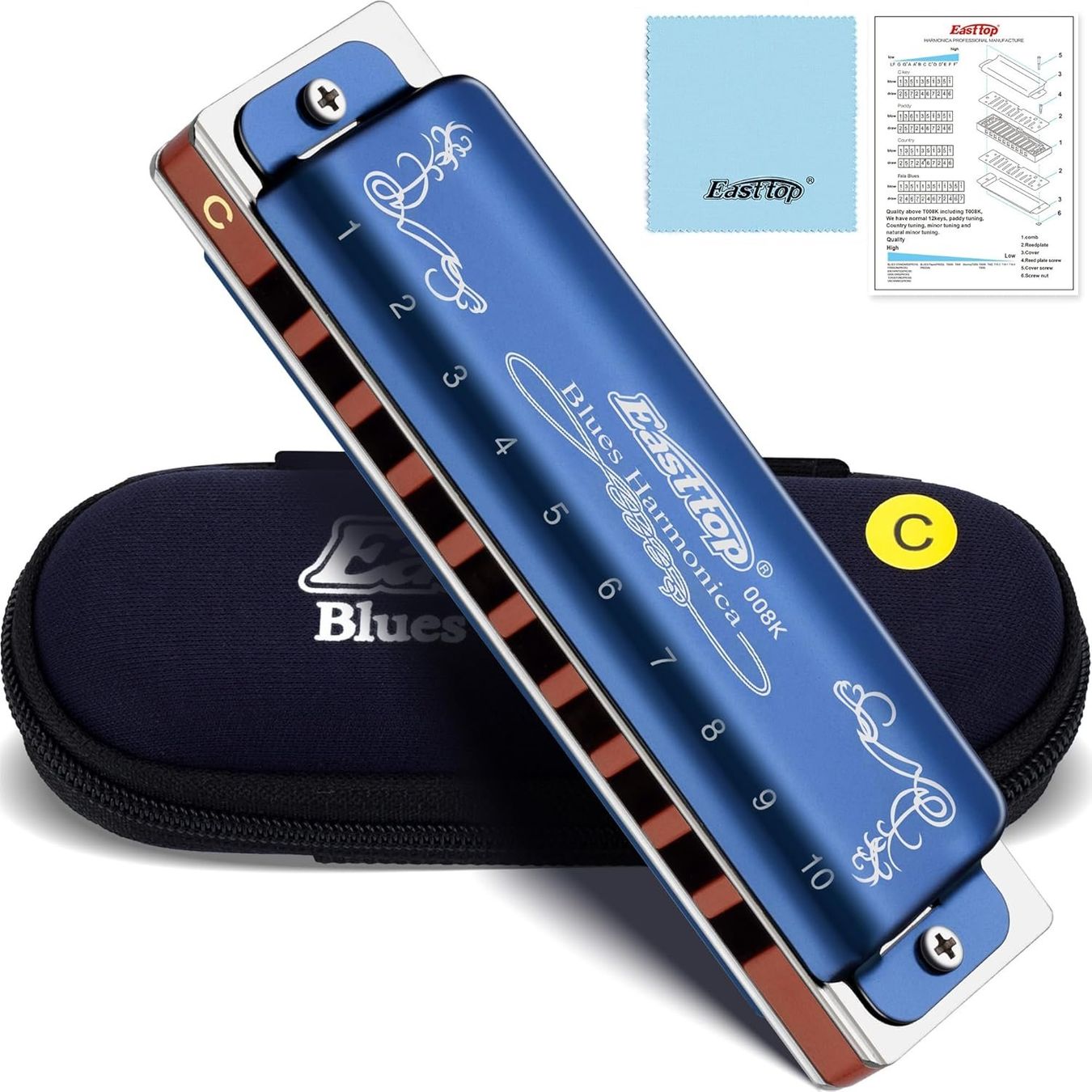 Musikinstrumente: Blues Mundharmonika – Neu und originalverpackt aus Hundwil von Stallone6