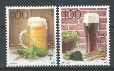 Tutti i francobolli: 2019, Sondermarken Bierbraukunst ** – Usato da Willisau venduto da Vollstempel