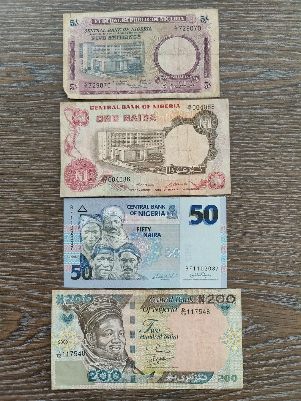Banconote: LOT Nigeria 4 Stück !!!!!! – Usato da Flaach venduto da Lonzo99