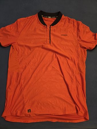 Artengo Tennis Polo Shirt Herren Orange, Top Zustand!