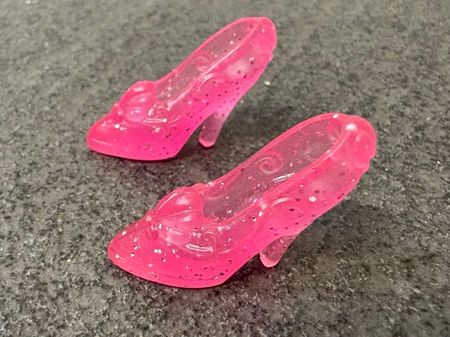 Barbie Schuhe Pink mit Glitzer