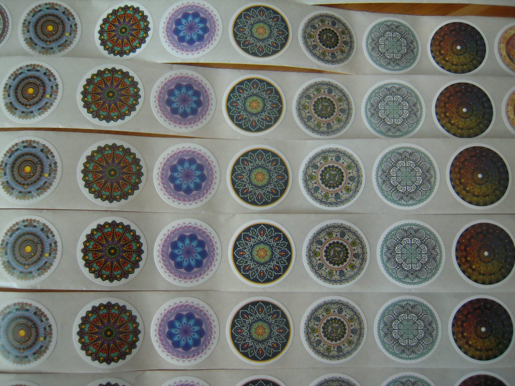 Sticker: 100 Neue Mandala Sticker / Aufkleber – Nuovo e nell'imballaggio originale da Uzwil venduto da visions77 3