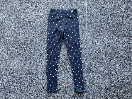 Leggings gefüttert / Thermoleggings Herze Gr. 134