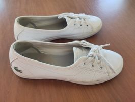 Lacoste - weiss - Grösse 37 - chic Sneaker-Ballerinas