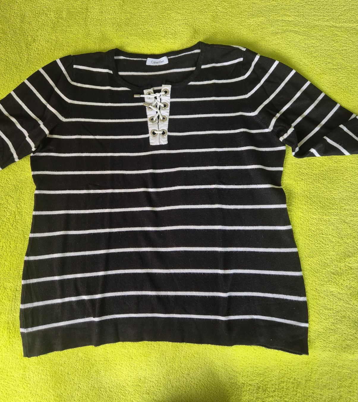 Calvin Klein Maglioni & Felpe: Calvin Klein Pulli, gestreift, Gr. L, Sailor Stil – Usato da Winterberg ZH venduto da Gemini63