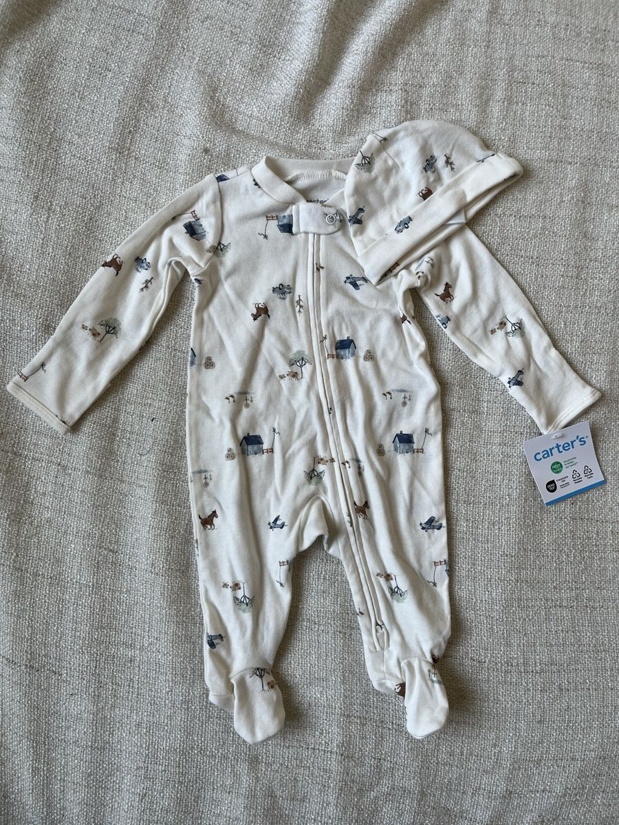 Pyjamas: Strampler mit Mütze, Gr. 62 – Neuf avec emballage d'origine à Schlieren par Fleur_M